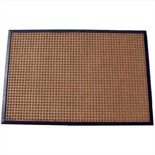 Durable Corp Durable Corporation 630S0034BN 3 ft. W x 4 ft. L Stop-N-Dry Mat in Brown 630S34BN - main
